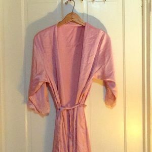Silky robe!